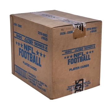 1990 Score Football Series 2 Unopened Case (20 Boxes)
